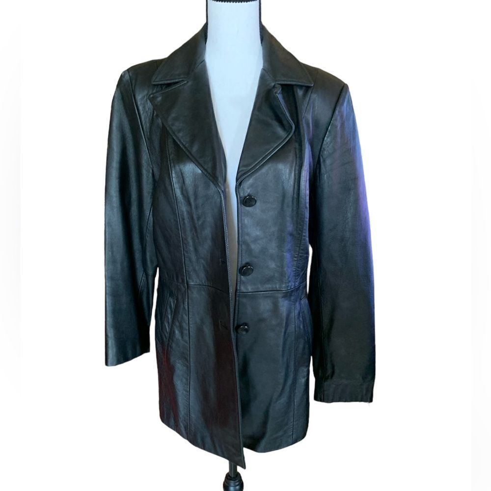 100% Genuine Leather 3/4 jacket medium